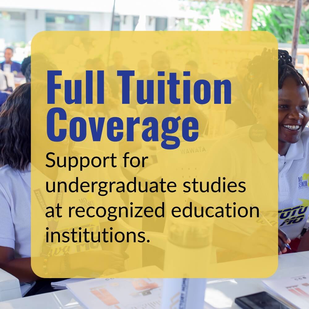 Full Tuition Coverage – Support for undergraduate studies at recognized education institutions